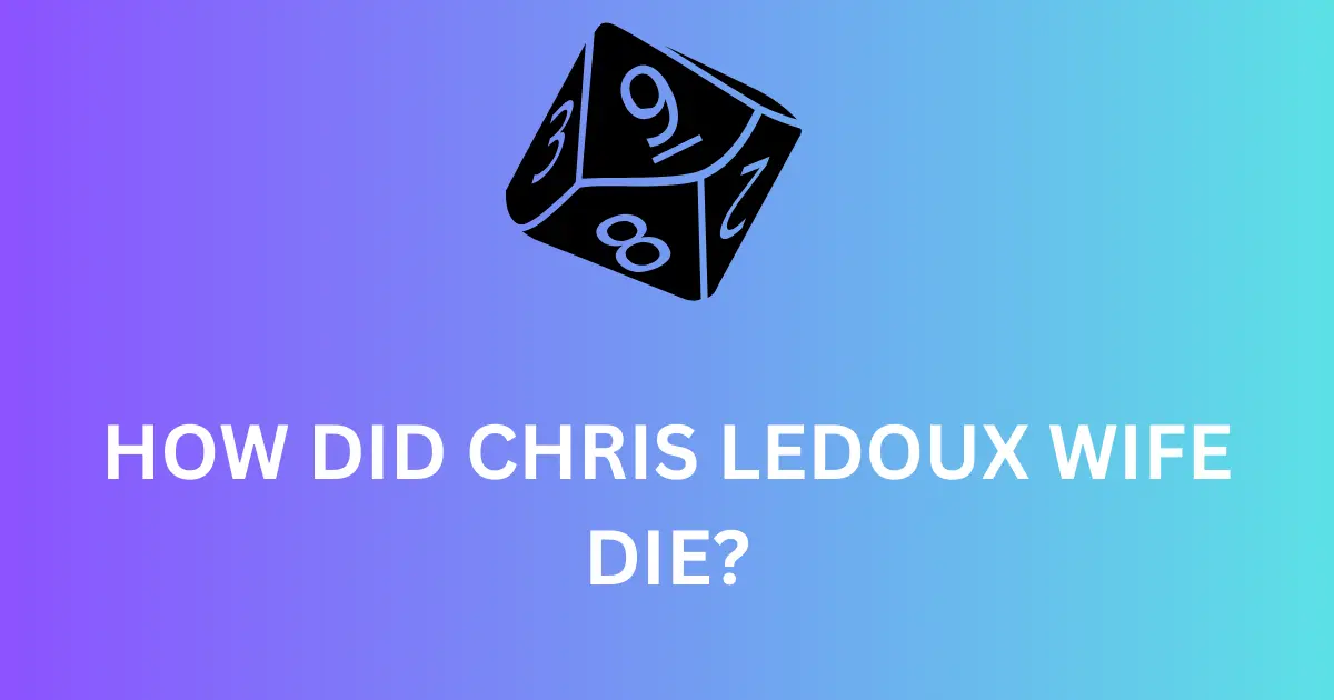 how did chris ledoux wife die