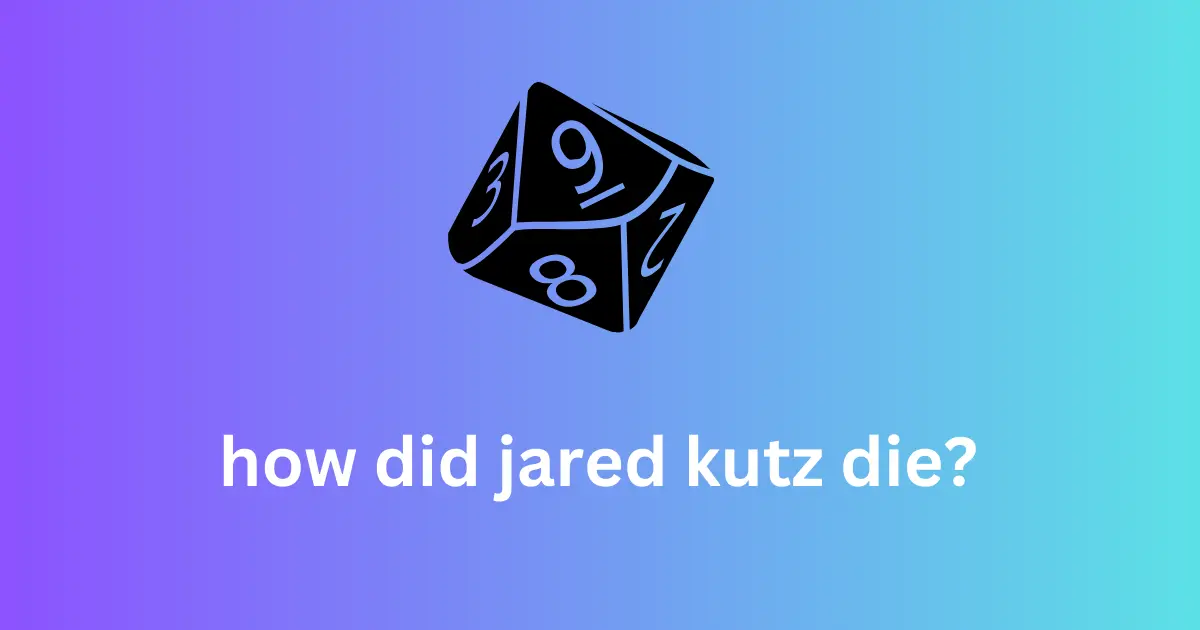 how did jared kutz die