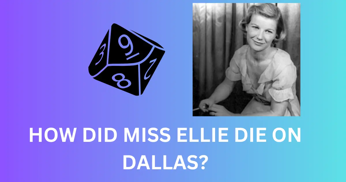 how did miss ellie die on dallas